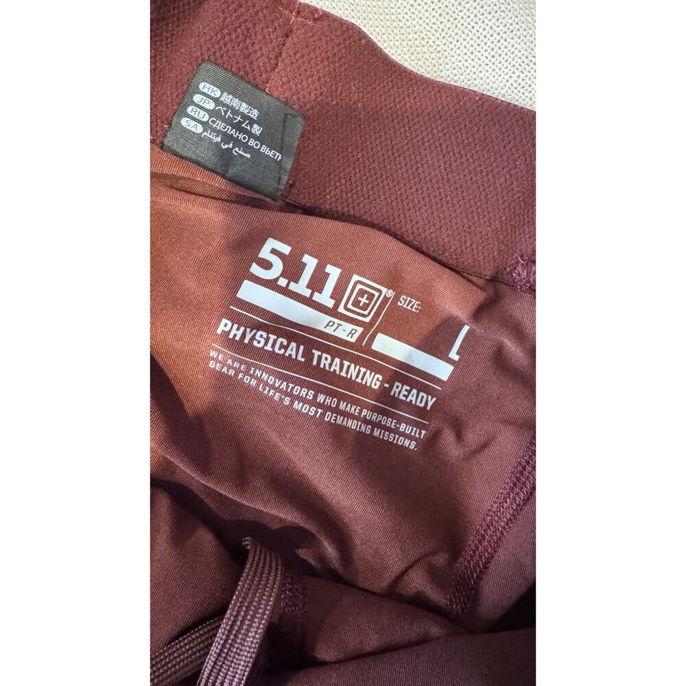 5.11 tactical Men’s PT-R Havoc Pro 5.5 Shorts Red Size Large - Picture 3 of 11